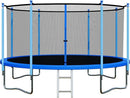 Trampoline with Enclosure - 12FT & 14FT Recreational Trampolines, Ladder, AntiRust Coating, ASTM Approved by TinyTreasures Baby Boutique