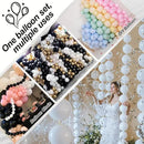 White Quick Link Balloons, 120PCS Linking Balloons for Making Balloon Wall Balloon Arch Balloon Chains, Pearl Balloons for Wedding Birthday Baby Shower Graduation Grad Party Decorations (6+10inch) by CozyNest Decor