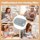 MABOZOO Arm Pillow for Feeding Baby,Flower Print Cozy Cradle Arm Pillow Soft Cotton Bottle Feeding Pillows for Newborn,Double-Sided Available by TinyTreasures Baby Boutique