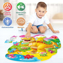 SYNARRY Dinosaur Floor Puzzles for Kids Ages 4-6, Large 45 Piece Floor Puzzles for Kids Ages 3-5, Dinosaur Puzzles for 4-8 Years Old, Dino Toys Gifts for 3 4 5 6 7 8 Years Old Boys Girls Child by TinyTreasures Baby Boutique