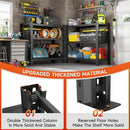 Heavy Duty Garage Shelving Unit - 4200 lbs Capacity, Industrial Metal Storage Rack, Adjustable Steel Rack for Garage, Warehouse, Basement, Pantry,51.2" W x 23.6" D x 47.2" H by GreenHaven Gardens