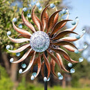 Wind Spinners Outdoor Metal Large with Stake- 84'' Wind Spinners for Yard and Garden - Windmill for Yard - Ideal Gift Metal Yard Art for Family, Friends, Garden Lovers (Willow Leaf) by CozyNest Decor
