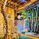 KNONEW Christmas String Lights Indoor Plug in,50FT 150LED Outdoor Waterproof Fairy Lights,8 Lighting Modes,Timer Memory Function for Bedroom Patio Balcony Party (Warm White) by GreenHaven Gardens
