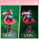 Solar Flamingo Gnome Garden Decor Statue, Outdoor Funny Solar Light Decoration for Yard, Patio, Lawn, Unique Housewarming, Birthday Gift for Women, Mom, Grandma by CozyNest Decor
