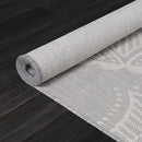 Medallion Outdoor Rug 5x7 Washable Outside Carpet for Indoor Patio Porch Waterproof Easy Cleaning Non Shedding Area Rugs Gray 5 x 7 by CozyNest Decor