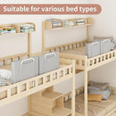 Bed Rail, Bed Rail for Toddlers, Kid, Adult, 78.7" Bed Side Rails for Full, Queen, King, Twin, Bunk, Dorm Beds to Prevent Falls, Bed Rails Can be Flexibly Combined, Easy Installation (Gray, 4 Packs) by TinyTreasures Baby Boutique