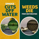Spruce Weed Killer Refill - Versatile Weed & Grass Killer₂ for Flower Beds, Driveways & Mulch Beds - No Pour, No Mix, No Mess Refill - Kills Dandelions, Crabgrass & More (64 Oz) by GreenHaven Gardens