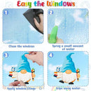 9 Sheets Back to School Window Clings, Double-Sided Window Clings for Classroom, Bus Apple Pencil First Day of School Book Window Stickers for First Day of School Decorations Supplies Decor by CozyNest Decor