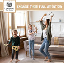 Natural Wood Musical Toys for Toddlers 1-3, Kids Musical Instruments set of 7 items Kids Guitar Egg shakers Flute Instruments Maracas Baby Xylophone Tambourine Castanets, Toddler learning Toys Experts by TinyTreasures Baby Boutique