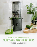Nama J2 Cold Press Juicer – Self Feeding for Hands-Free Operation with Wide Mouth Hopper for Whole Recipe Loading, Zero Waste Masticating Juicer For More Juice, Less Pulp – Easy Cleanup & Assembly by CozyNest Decor