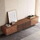 Mid Century Modern TV Stand for 80+ Inch TVs, 94.48" Walnut Console with Ample Storage – Stylish Entertainment Center for Living Room or Bedroom by CozyNest Decor
