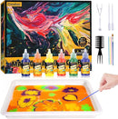 Water Marbling Paint for Kids - Arts and Crafts for Girls & Boys Crafts Kits Ideal Gifts for Kids Age 6-8 8-12 by TinyTreasures Baby Boutique