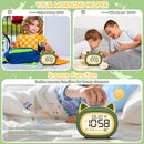 Kids Alarm Clock with Night Light for Kids, Small Digital Alarm Clocks for Bedrooms, Routine Builder, Cute Cat Alarm Clock with Sleep Training, Snooze, 12/24H, Date & Day, Temperature, USB Port by TinyTreasures Baby Boutique