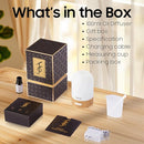 Essential Oil Diffuser, Quiet 6-in-1 Premium Humidifier, 100ml Small Aromatherapy Diffuser with Auto Shut-Off Function, Ultrasonic Diffusers for Essential Oil by TinyTreasures Baby Boutique