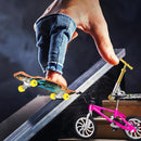 Skylety 31 Pieces Mini Finger Toys Set for Boy Girl Includes 6 Finger Skateboards, 4 Bikes, 2 Mini Scooters 4 Swing Board 8 Matched Wheels 7 Tool Accessories Educational Toy Party Favor(Novel) by TinyTreasures Baby Boutique
