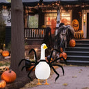 Halloween Goose Outfit Lawn Porch Goose Outfit Spider Bat Costume Plastic Goose Clothing for 23" Goose Halloween Outdoor Patio Yard Lawn Art Decoration (Spider) by GreenHaven Gardens