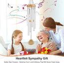 Large Aluminium Wind Chimes 37 Inches to Create a Zen Atmosphere Suitable for Outdoor, Garden, Patio Decoration. Classic Wind Chimes with Wind Catcher Suitable as A Gift for Unisex(White) by CozyNest Decor
