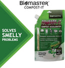 Compost-It Compost Accelerator/Starter 100g Spout Pack for All Composting Systems, (100% Natural Concentrate) by GreenHaven Gardens