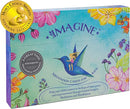 Imagine Meditation Cards for Kids - Award-Winning Mindfulness kit of XL Cards with Calming Guided Meditations for Empowerment, Focus and Relaxation. Great for Parents, Teachers and Therapists. by TinyTreasures Baby Boutique