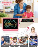 KOKODI 12 Inch LCD Writing Tablet with Anti-Lost Stylus, Erasable Doodle Board Colorful Toddler Drawing Pad, Car Travel School Games Toys for 3 4 5 6 7 8 Kids, Birthday Gift for Girls Boys Adults Pink by TinyTreasures Baby Boutique