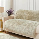 AMTOVO Faux Fur Sheepskin Rug for Living Room, 4 x 6 ft Light Grey Fluffy Area Rug for Bedroom, Playroom, Luxury Room Decor, Rectangle by CozyNest Decor