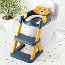 Toilet Seat, Potty Training Seat for Toddler, Upgraded 2-in-1 Potty Toilet Training for Boys and Girls,Waterproof Cushioned Mat with Non-slip Step Stool by TinyTreasures Baby Boutique