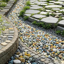 Rocks for Plants 5 Lbs, 0.8-1.5 Inch High Polished Pebbels, Decorative Stones for Garden Landscaping, Smooth Gravel Filler for Outdoor Plants, Succulents, Fish Tank and Vases by GreenHaven Gardens