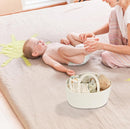 Diaper Caddy Organizer Cotton Rope Baby Basket Nursery Storage and Portable Tote Bag for Car Ideal Baby Shower Gifts and Registry Must-Have for Newborn Essentials striped by TinyTreasures Baby Boutique