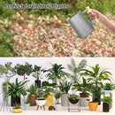 Watering Can Indoor Plants, 35 oz/1000 ml Metal Stainless Steel Watering Can Pot with Long Spout for Indoor House Plants Bonsai Outdoor Garden Flower Decorative (Gray) by GreenHaven Gardens