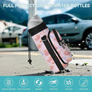 25/32/40/64oz Water Bottle Bag Holder Carrier-Insulated Crossbody Sling Case Sleeve with Strap & Pockets for Men Women Gym Cycling Travel Walking Hiking Camping by TinyTreasures Baby Boutique