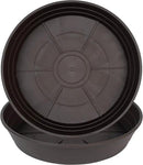 Plant Saucer 14 Inch 2 Pack 6 8 10 12 14 16 18 20 25, Plastic Plant Trays for Pots，Extra-Deep Plant Water Dray Tray, Bird Bath Bowl, Heavy Flower Plant Saucers Indoors and Outdoor No Holes by GreenHaven Gardens