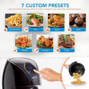 PowerXL Air Fryer 4 QT Maxx, Special Edition 2022, Extra Hot Air Fry, Cook, Crisp, Broil, Roast, Bake, High Gloss Finish, Black (4 Quart) by CozyNest Decor
