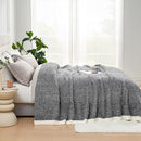 Snuggle Sac Soft Warm Bed Blanket Oversized Twin XL 66x90“, Super Soft Warm Blankets for Bed, Living Room, Luxurious Microfiber Blanket Dupes, Heather Black, 66x90 inches by TinyTreasures Baby Boutique