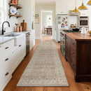 Machine Washable Kitchen Runner Rugs: 2'x10' Hallway Rug Stain Resistant Non Slip Low Pile Soft Carpet Runners for Hallways Indoor Entryway Kitchen Laundry Room Bedroom Bathroom Farmhouse by TinyTreasures Baby Boutique