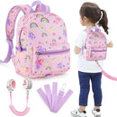 Accmor Toddler Backpack Leash, Cute Unicorn Baby Backpacks with Anti Lost Wrist Link, Mini Kids Backpack Leash Walking Harness for Outdoor Travel, Small Backpack Tether for Boys Girls 1-3 (Pink) by TinyTreasures Baby Boutique