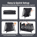 Pamo Babe Travel Crib Lightweight Playpen Baby Playard with Bassinet Portable Mini Playard by TinyTreasures Baby Boutique