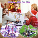 Dance Mat for Kids, Rechargeable Dance Mats for Girls and Boys, Light-up Dancing pad Game with Wireless Bluetooth, Christmas Birthday Gifts Ideas for 3 4 5 6 7 8 9 10 11 12 Year Old Kids by TinyTreasures Baby Boutique