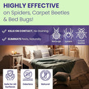 Home Insect Pest Control Spray 16oz – Kills & Repels Fleas, Ticks, Ants, Roaches, Spiders, Bed Bug and More on Contact with Peppermint Oil; Natural Safe and Effective Indoor & Outdoor Solution by TinyTreasures Baby Boutique