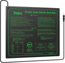 iPower Durable Seedling Heat Mat Warm 20" x 20" Hydroponic Heating Pad Waterproof for Seed Starting Greenhouse and Germination by GreenHaven Gardens