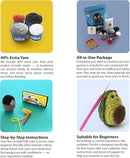 THE GOOKIE Amigurumi Crochet Kit for Beginners – DIY Crochet Kit with Yarn, Hook, Eyes & Stuffing – Easy Starter Set with Video Tutorials – Cute Plush Toy Craft Gift for Kids, Teens & Adults (Bear) by TinyTreasures Baby Boutique