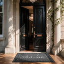 Yimobra Welcome Mat, Heavy Duty Sturdy Door Mats for Home Entrance Outdoor Indoor, Front Doormat for Outside Patio Floor Entry Porch Garage Office, Waterproof, Low Profile, 60 x 36, Black Grey by CozyNest Decor