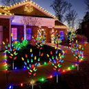 Upgraded 6 Packs 120 LED C6 Solar Christmas Lights, Outdoor Christmas Decorations Yard Lights, 8 Modes Waterproof Christmas Pathway Lights for Christmas Decorations Outdoor Yard Patio Cemetery Grave by GreenHaven Gardens
