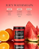 M&SENSE Juicy Watermelon Scented Candle, 7.05oz 50 Hours Clean Non Toxic Natural Soy Wax Long Lasting Candle for Women Men, 2 Wick Fruit Scent Home Fragrance Home Decor for Housewarming Gifts by CozyNest Decor