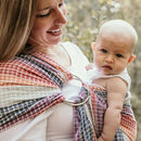 Hip Baby Wrap Ring Sling Baby Carrier for Infants and Toddlers - 100% Soft Cotton Baby Wraps Carrier for Babies 8-35 lbs - Perfect Baby Shower Gifts Moms and Dads - Nursing Cover (Rainbow Honeycomb) by TinyTreasures Baby Boutique