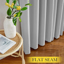 NICETOWN 100% Blackout Off White Curtains for Bedroom, Grommet Thermal Window Treatments Portable Curtains Lightweight Travel Shades for Living Room/Home Office, W52 x L63 by TinyTreasures Baby Boutique