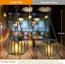 UBright 2 Pack 15" Solar Lights Outdoor Decorative Metal Solar Lanterns Outdoor Waterproof Hanging Lights for Outside Lanterns for Garden Yard Patio by GreenHaven Gardens