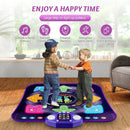 Dance Mat Toys for 3-12 Year Old Girls & Boys, Dance Mats with Light Up 8-Buttons & Wireless Bluetooth, Music Dance Toy with 5 Modes Game, Birthday Xmas Gifts for 3 4 5 6 7 8 9 10+ Year Old Girls Boys by TinyTreasures Baby Boutique
