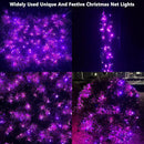 HISHINY Halloween Lights Outdoor,100LED 5ftx5ft Purple Net Lights with Connectable, Waterproof,UL Certified and Durable Green Wire Design for Bushes,Trees, Outdoor Indoor Party Decorations(Purple) by GreenHaven Gardens