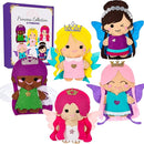 Cymbana Princess Felt Craft Kit for Girls Beginner Sewing Kit, Arts and Crafts for Kids Ages 8-12 Make Your Own Fashion Designer Kits by TinyTreasures Baby Boutique