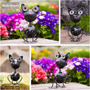Black Cat Metal Yard Art Statue Light,Garden Outdoor Black Cat Statue Light Decoration,The for cat Lovers.(Black Cat) by GreenHaven Gardens